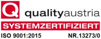 Qualitätsmanagement Zertifizierung nach ISO 9001:2015